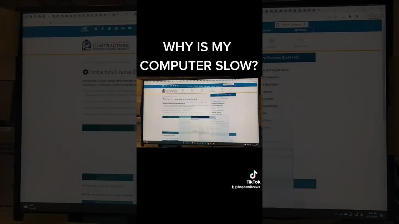 Employee wondering why his pc was running slow. #tech #itsupport #computer #problem