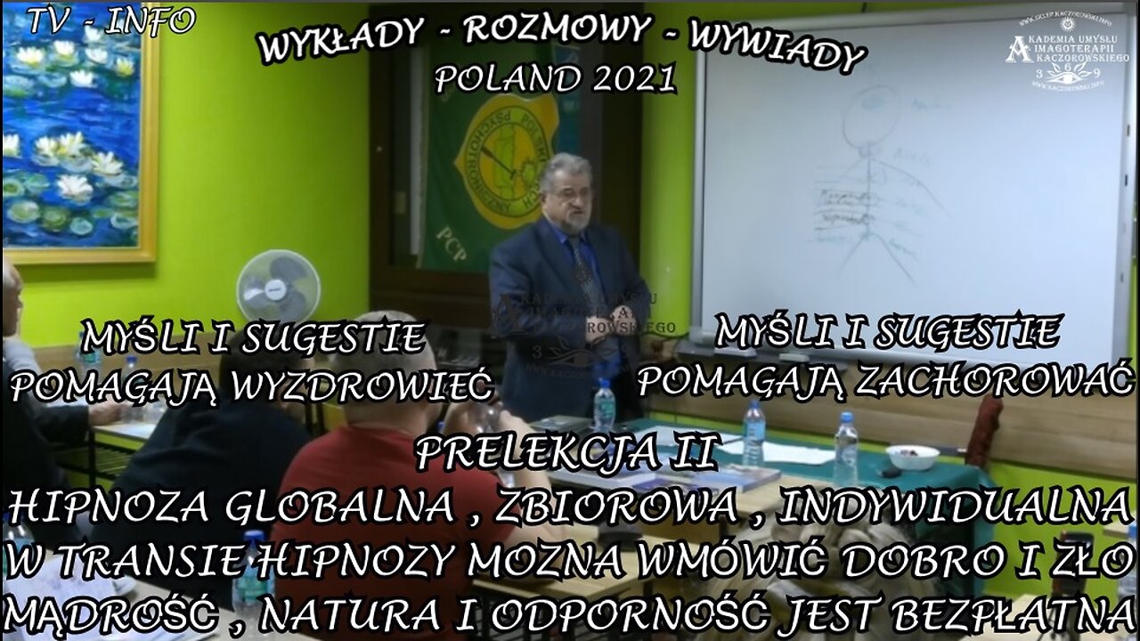 MYŚLI I SUGESTIE POMAGAJĄ, W TRANSIE HIPNOZY MOZNA WMÓWIĆ DOBRO I ZŁO, HIPNOZA GLOBALNA