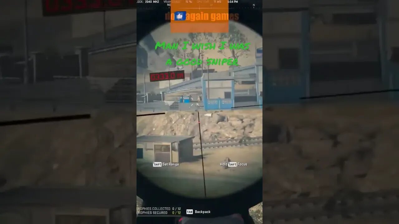 I wish I was good at sniping call of duty DMZ