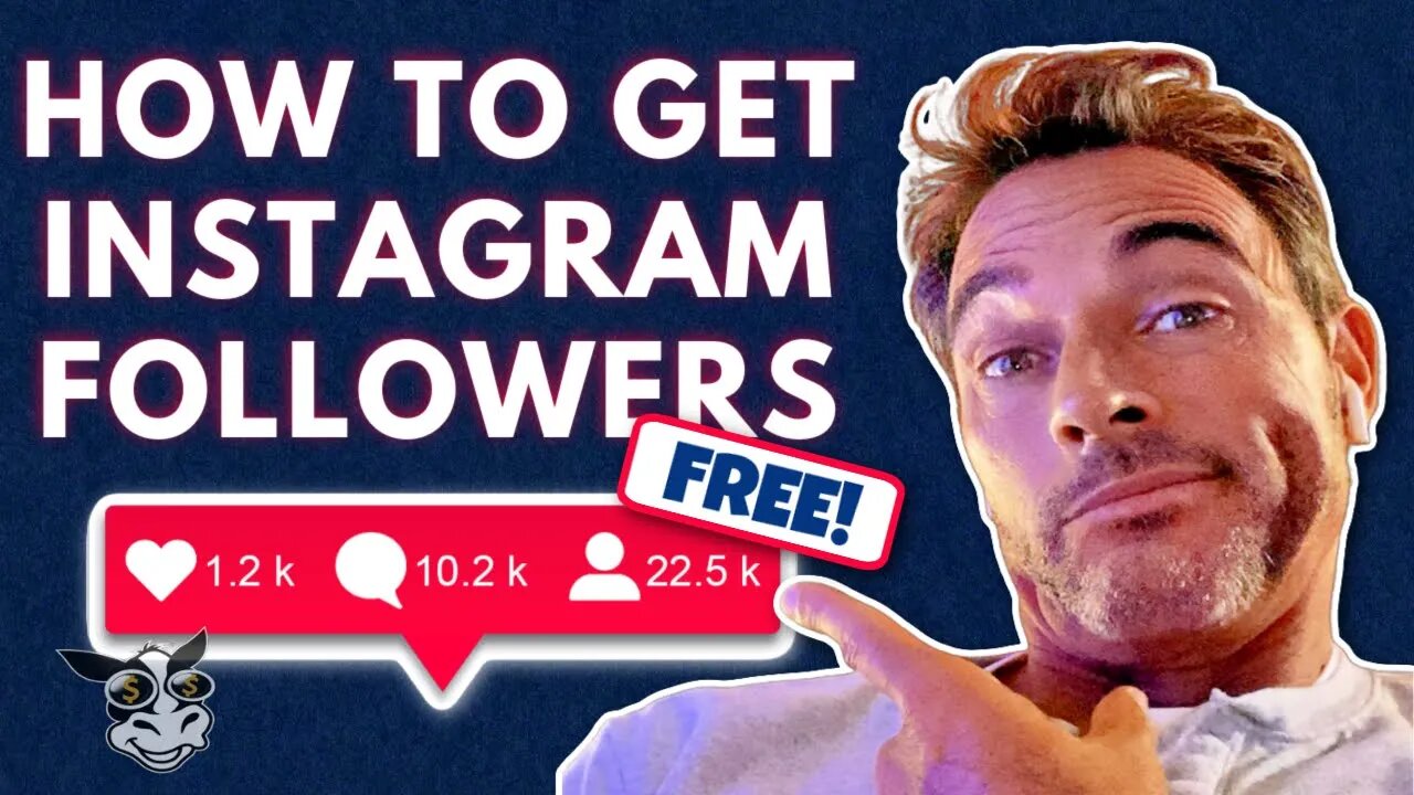 How I Get MORE Instagram Followers FAST and FREE!🐮 #cashcow