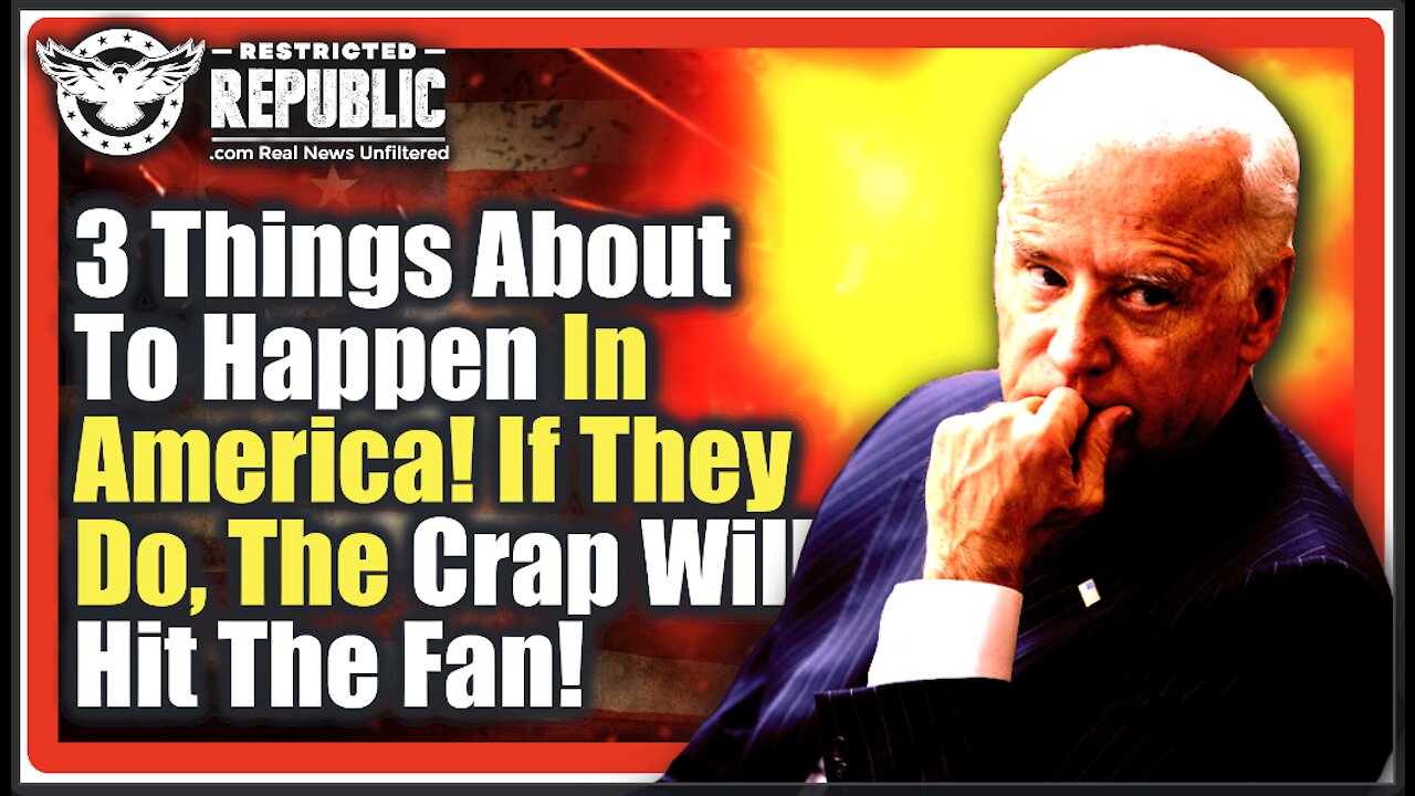 Three Things Are About To Happen In America If They Do, The Crap Will Hit The Fan! One Now Underway…