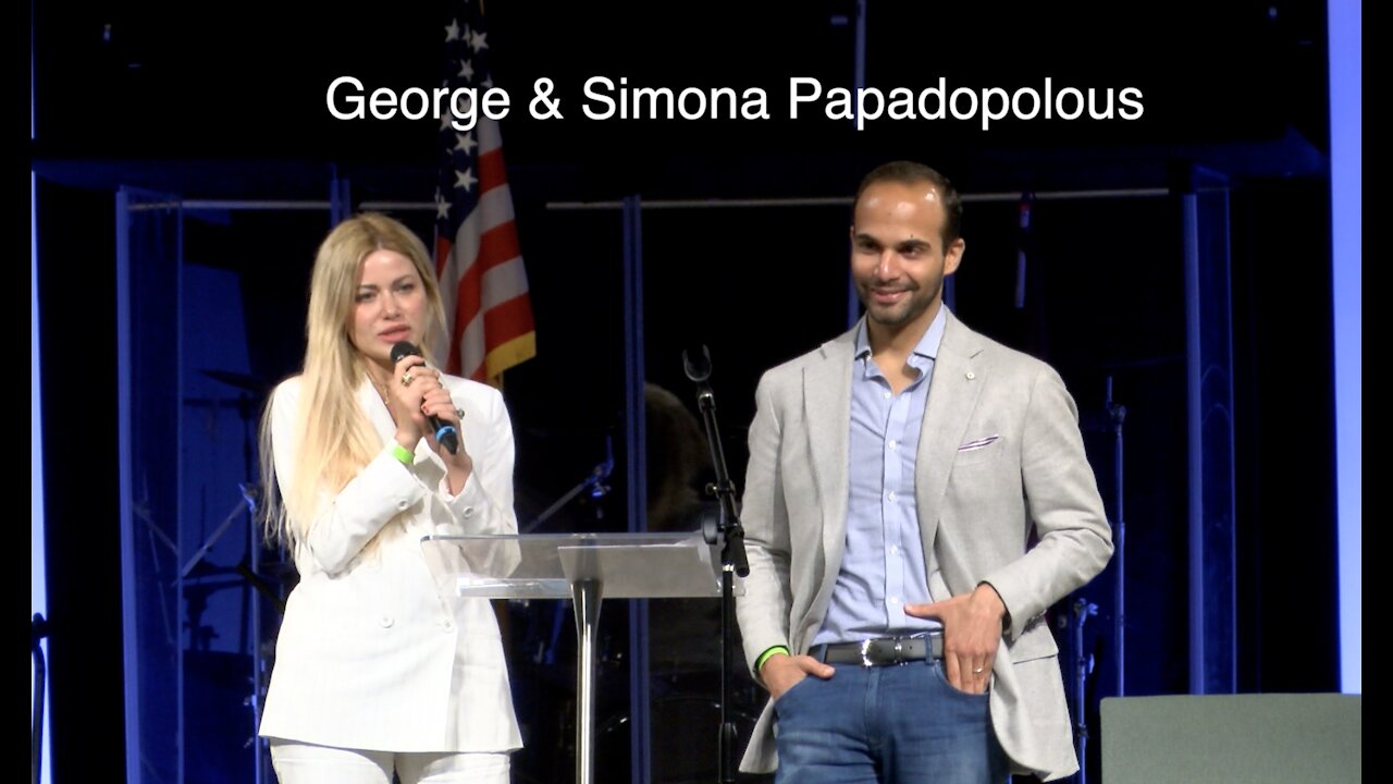 George Papadopolous speaking at the Faith, Freedom & Fight event May 22