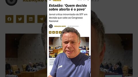Decisão sobre o aborto cabe ao Congresso Nacional #shortsvideo