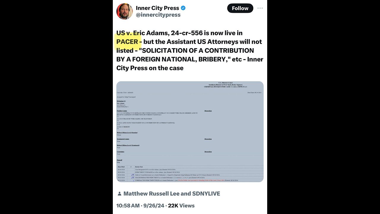 💥Q Operation | 495,000 Sealed Indictments - David Nino Rodriguez Appearance