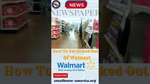 How To Get Kicked Out Of Walmart #youtubeshorts #walmart