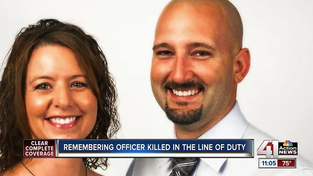 Hundreds gather for fallen Clinton officer's funeral