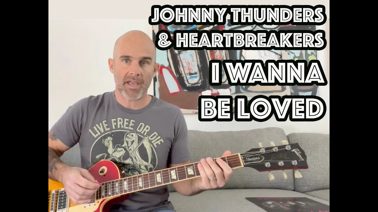 How To Play I Wanna Be Loved By Johnny Thunders & The Heartbreakers On Guitar [WITH SOLO!]