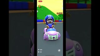 Mario Kart Tour - Toad (Pit Crew) Gameplay (Sky Tour Gift Reward Driver)