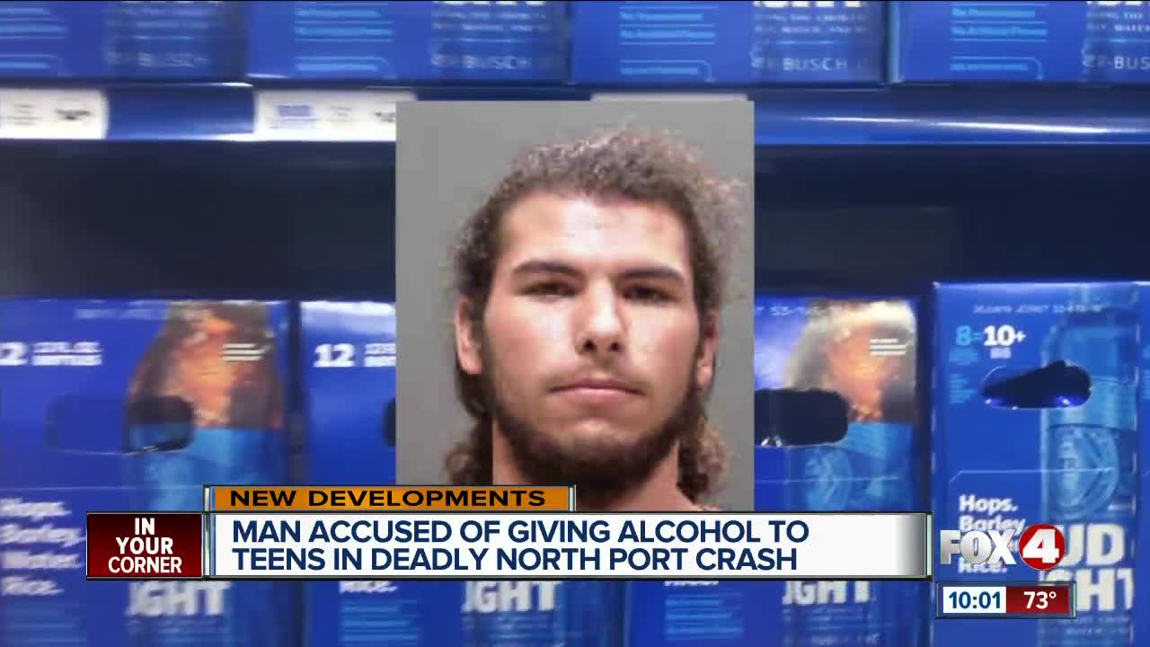 Man arrested for supplying alcohol to minors involved in DUI crash