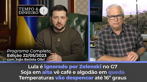 Lula é ignorado por Zelensky no G7 Temperaturas vão despencar até 16º graus