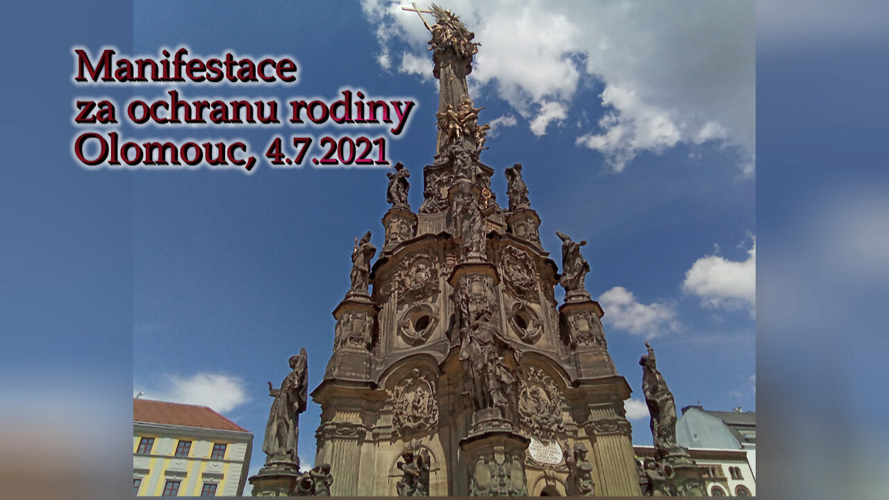 Manifestace za ochranu rodiny Olomouc, 4.7.2021