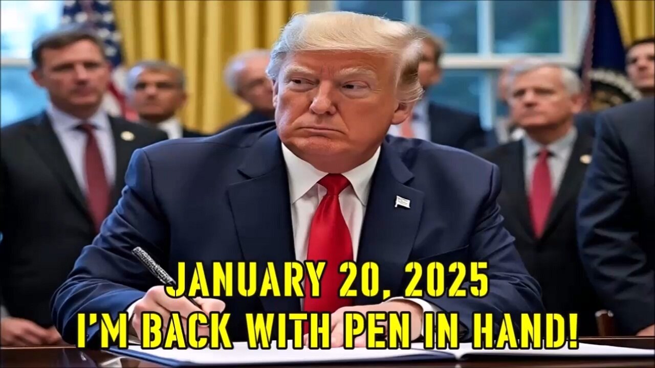 JANUARY 20, 2025 I'M BACK WITH PEN IN HAND