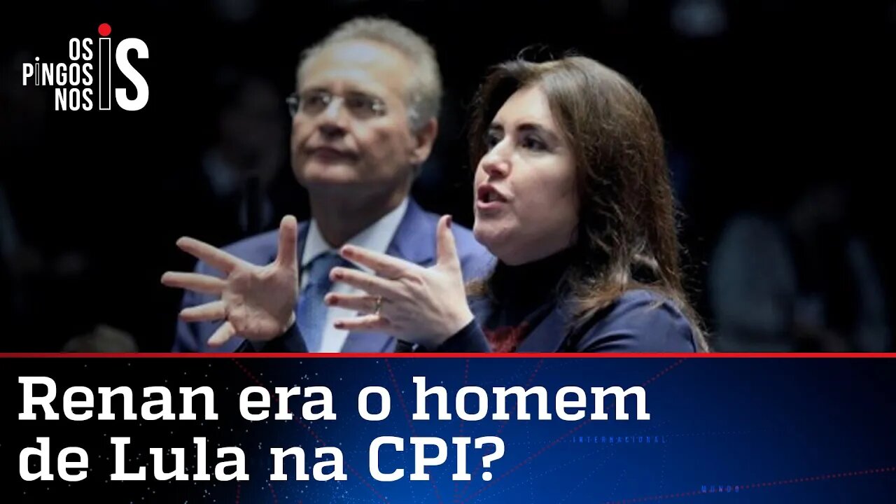 Renan Calheiros defende que MDB largue Simone Tebet para apoiar Lula