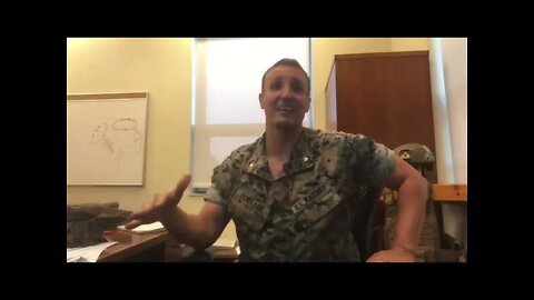 Marine officer Stuart Scheller has been relieved from duty for this video