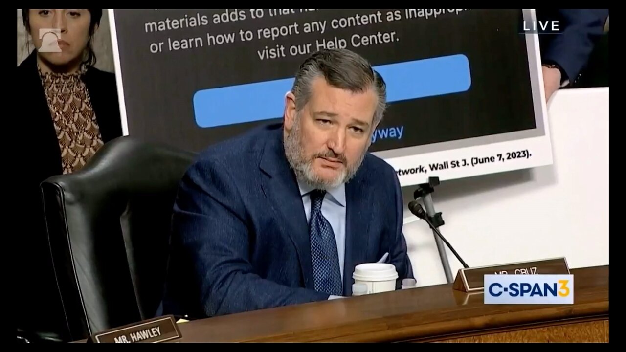 Captioned - Senator Cruz grills Mark Zuckerberg about sexual exploitation on Instagram