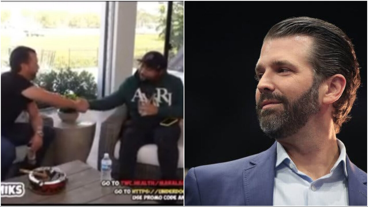 DJ Akademiks interviews Donald Trump Jr on Rumble