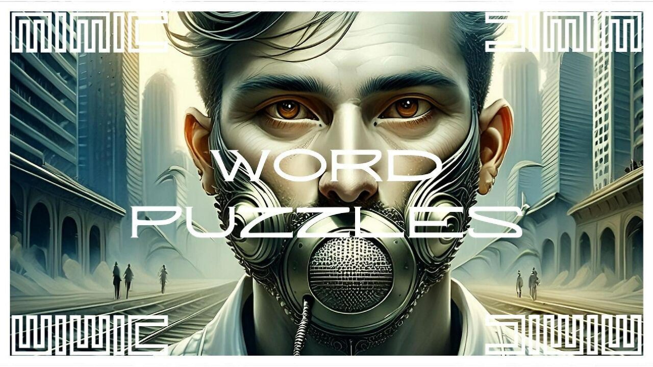 Word Puzzles - Mimic - AI Music and Art w/ Audio Visualizer and Lyrics