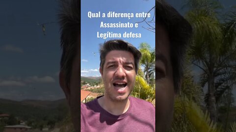 Qual a diferença entre legítima defesa e assassinato? #dica #atiradores #animusdefendi