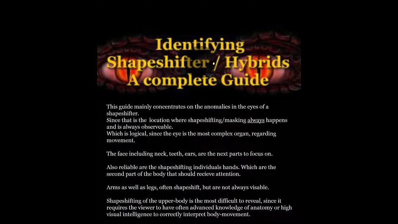 Identifying Shapeshifters / Hybrids: A Complete Guide