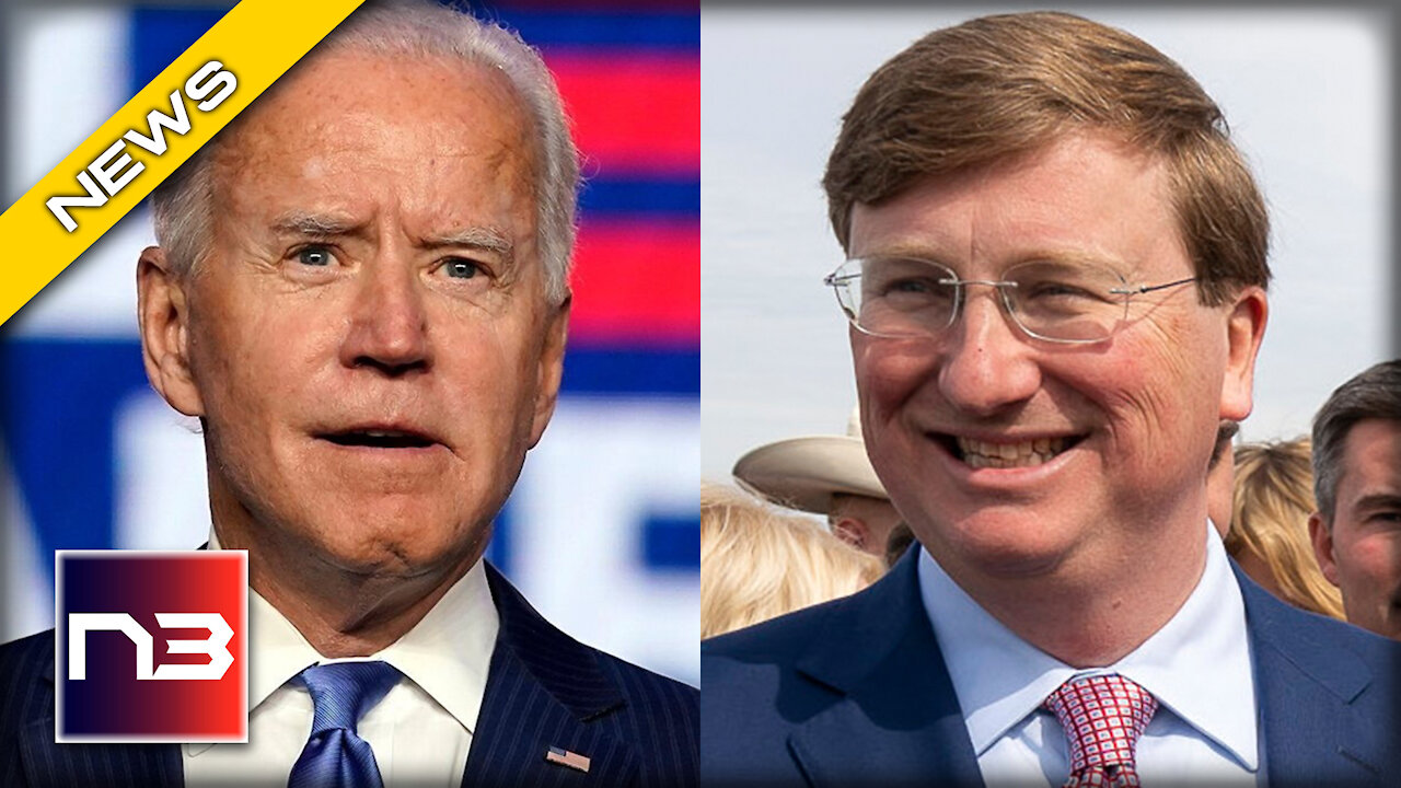 BRUTAL! MS Governor FIRES Back after Biden Trashes Him for Reopening His State