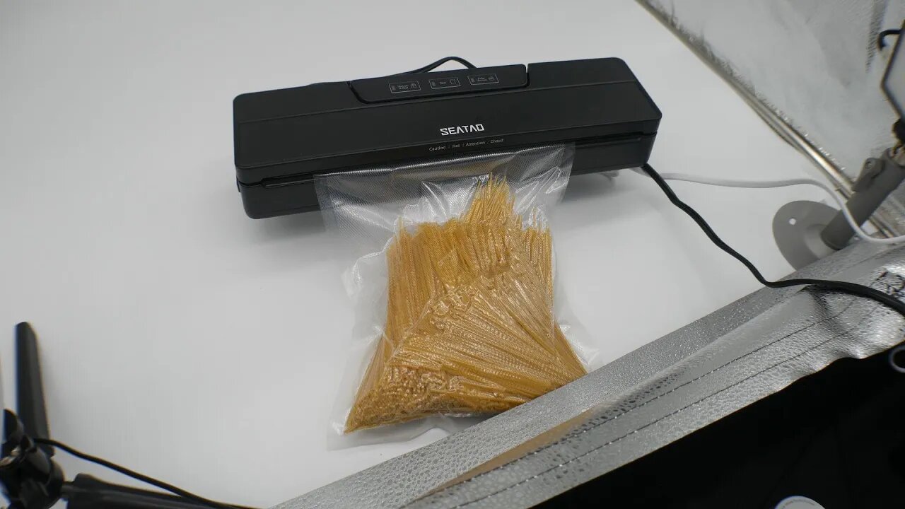 SEATAO Professional Mini Vacuum Sealer. Automatic - Manual Smart Heat Air Sealer Machine for Food