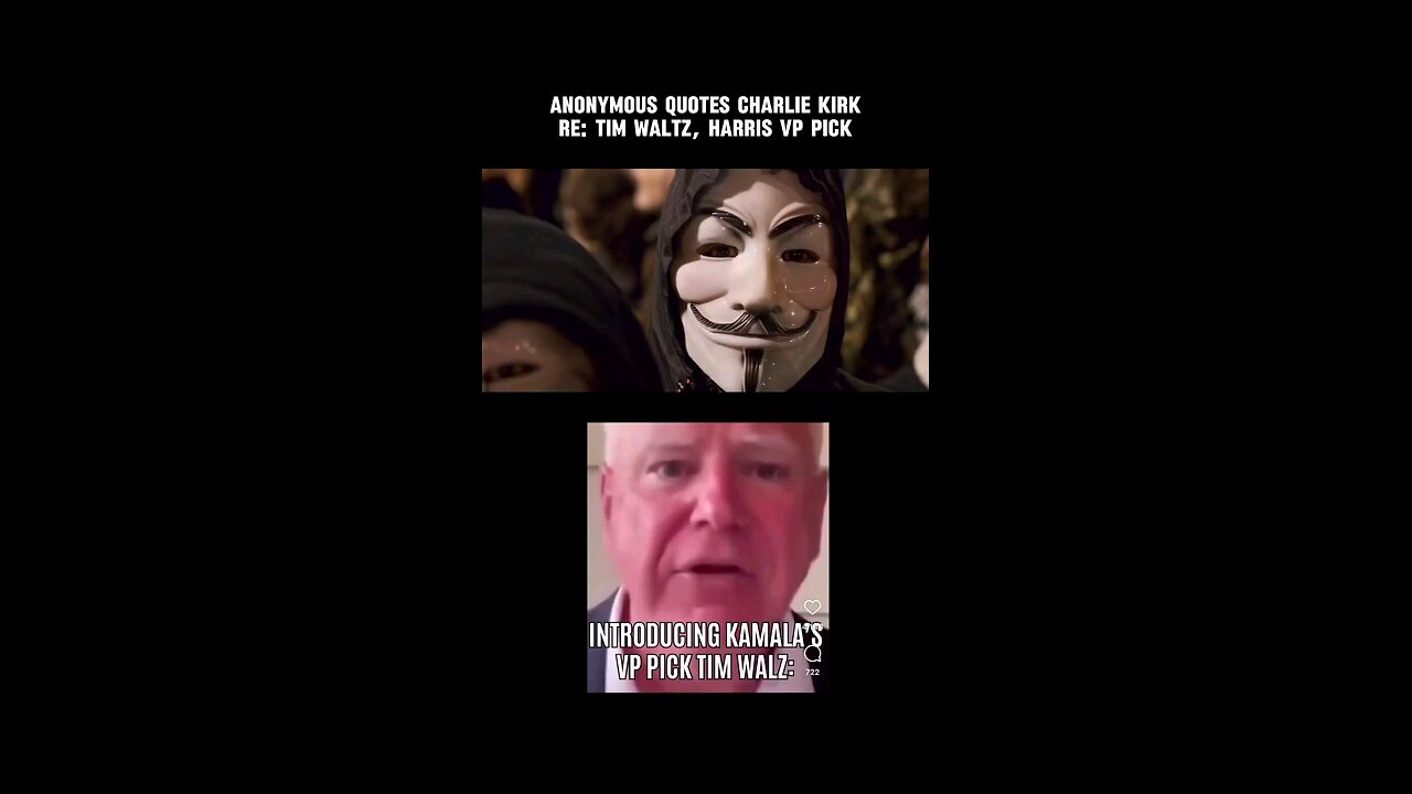 Anonymous Exposes Tim Walz