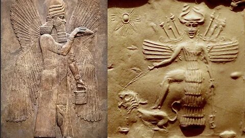Inanna & An. When the gods knocked Earth out of orbit & changed the timelines