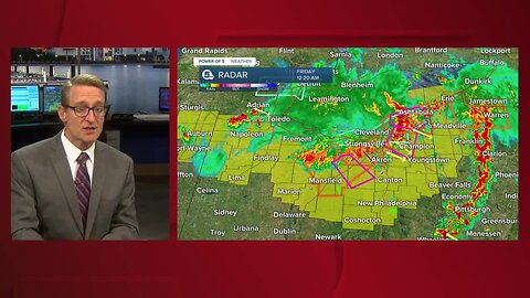 Mark Johnson wraps up Thursday night storm coverage