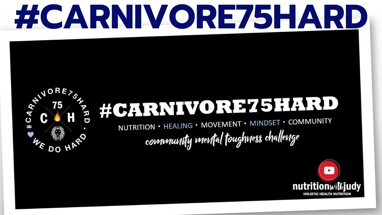 #Carnivore75Hard - The Carnivore Community Challenge Explained with Rules, Tips and Real Motivation