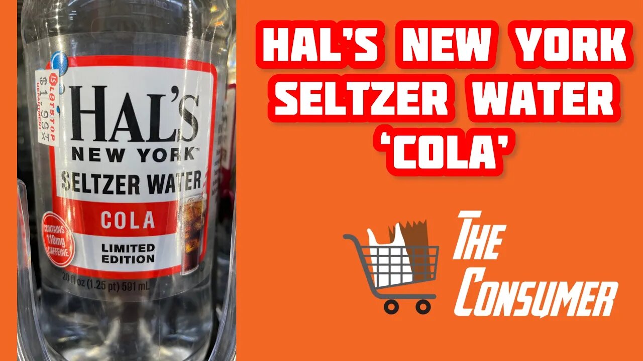 LIMITED EDITION Hal's New York Seltzer 'Cola'