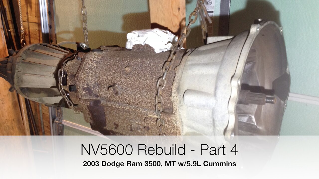 NV5600 Rebuild, Part 04. Dodge Ram 3500 Manual Transmission, Extension Housing Removal