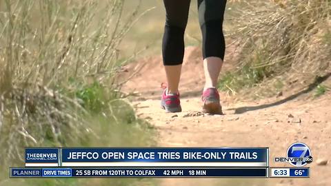 Move over hikers, JeffCo to designate two trails for bikes only