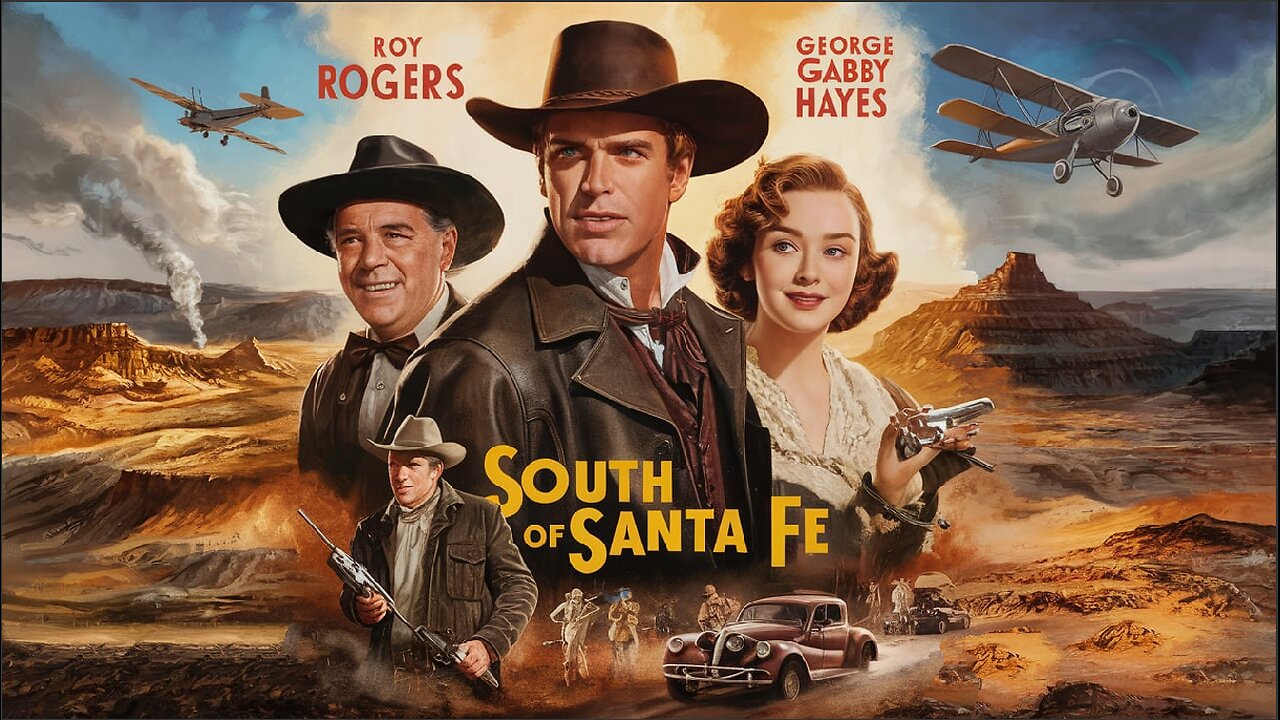 SOUTH OF SANTA FE (1942) Roy Rogers, George 'Gabby' Hayes & Linda Hayes | Drama, Western | B&W