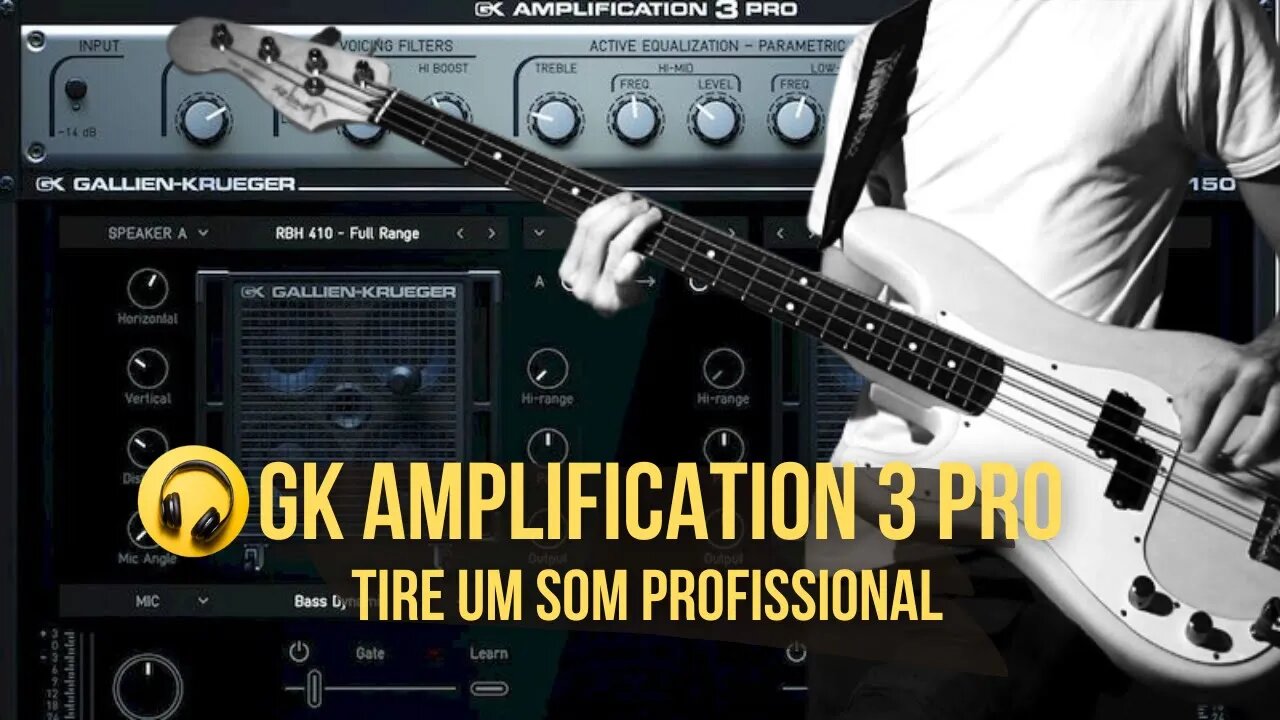 Confira GK Amplification 3 Pro seu Contrabaixo com Qualidade