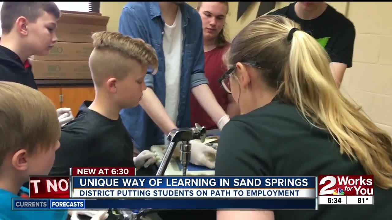 Unique way of learning in Sand Springs