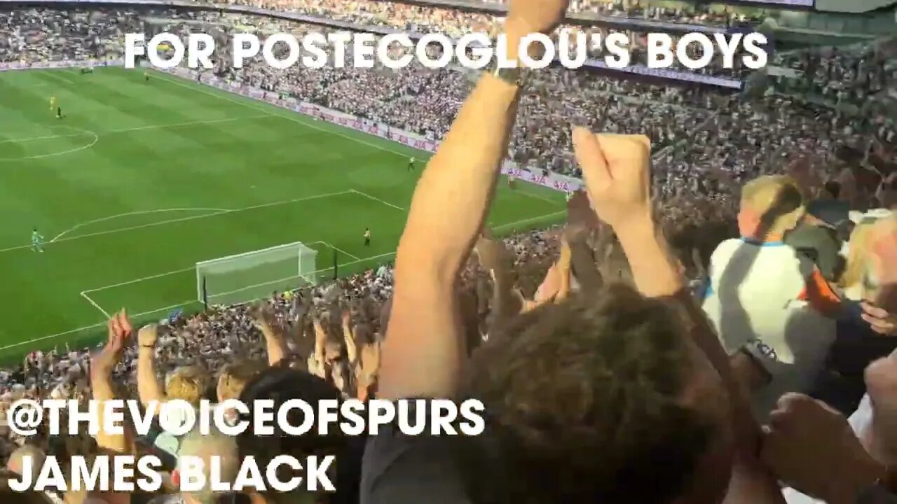 **BRAND NEW CHANT** MAKE SOME NOISE FOR POSTECOGLOU'S BOYS!! @thevoiceofspurs