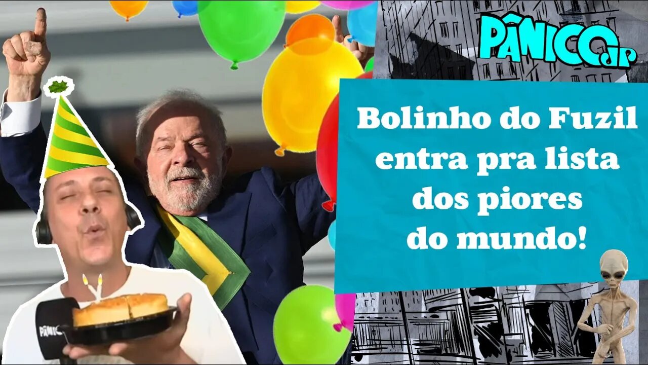 E O PARABÉNS! FUZIL DISTRIBUI BOLO DOS 100 DIAS NA PAULISTA