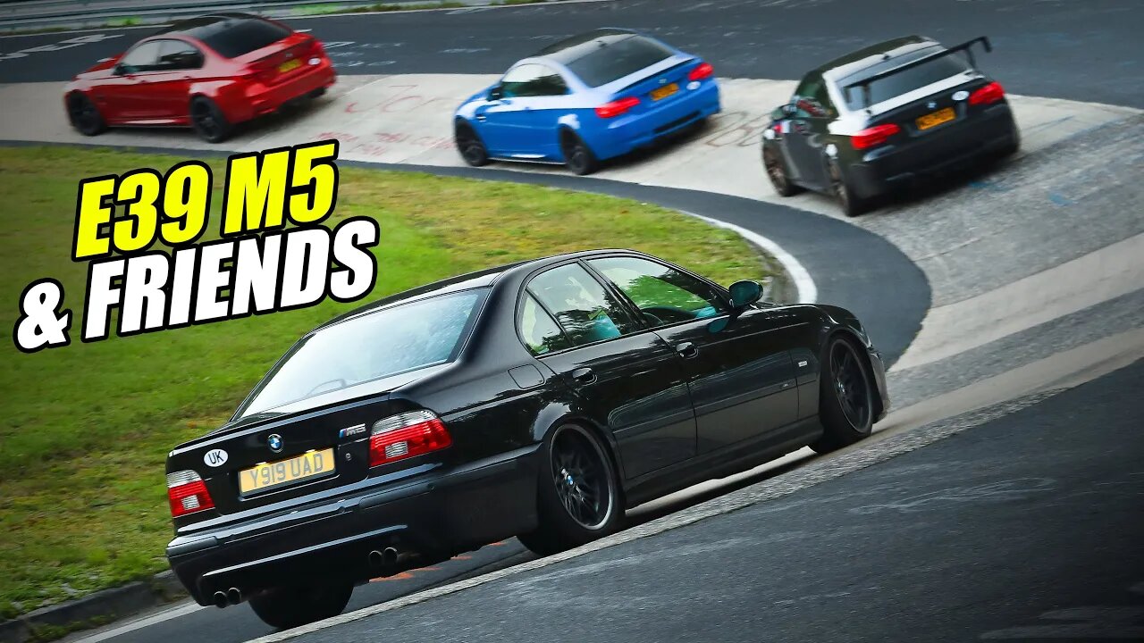 BMW E39 M5 Having FUN with M3's on the Nürburgring!