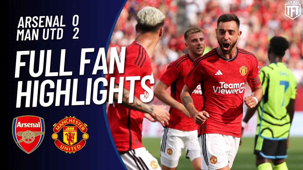 Man Utd BEAT Arsenal! Arsenal 0-2 Manchester United Highlights