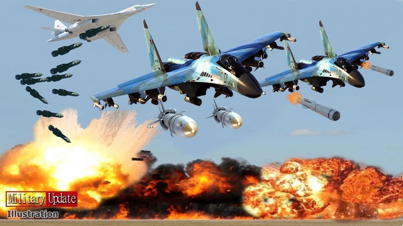 Russian Air Force and Artillery Troops In Massive Action Feel (1)