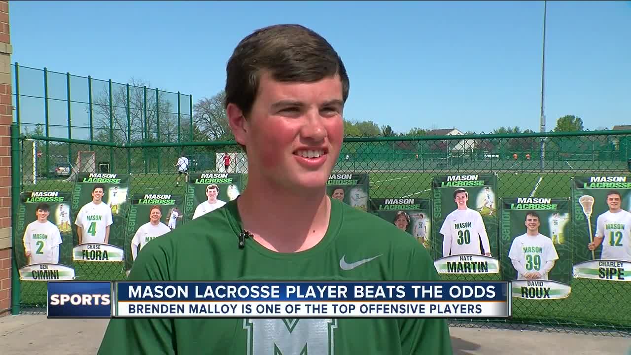 Mason lacrosse standout Brenden Malloy is a story of perseverance