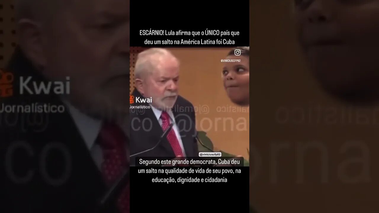 ESCÁRNIO! Lula afirma que o ÚNICO país que deu um salto na América Latina foi Cuba