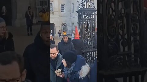 THE LOOK ON THE TOURIST FACE #horseguardsparade