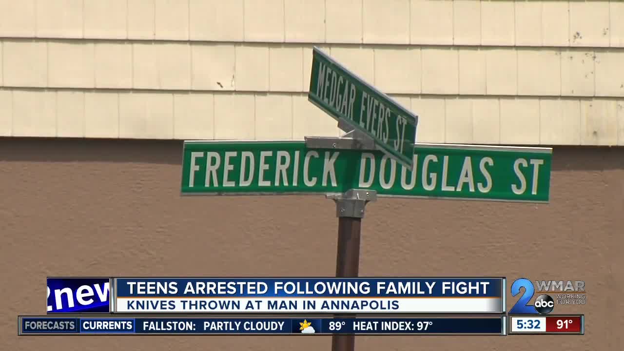 Two teens arrested in Annapolis following family fight