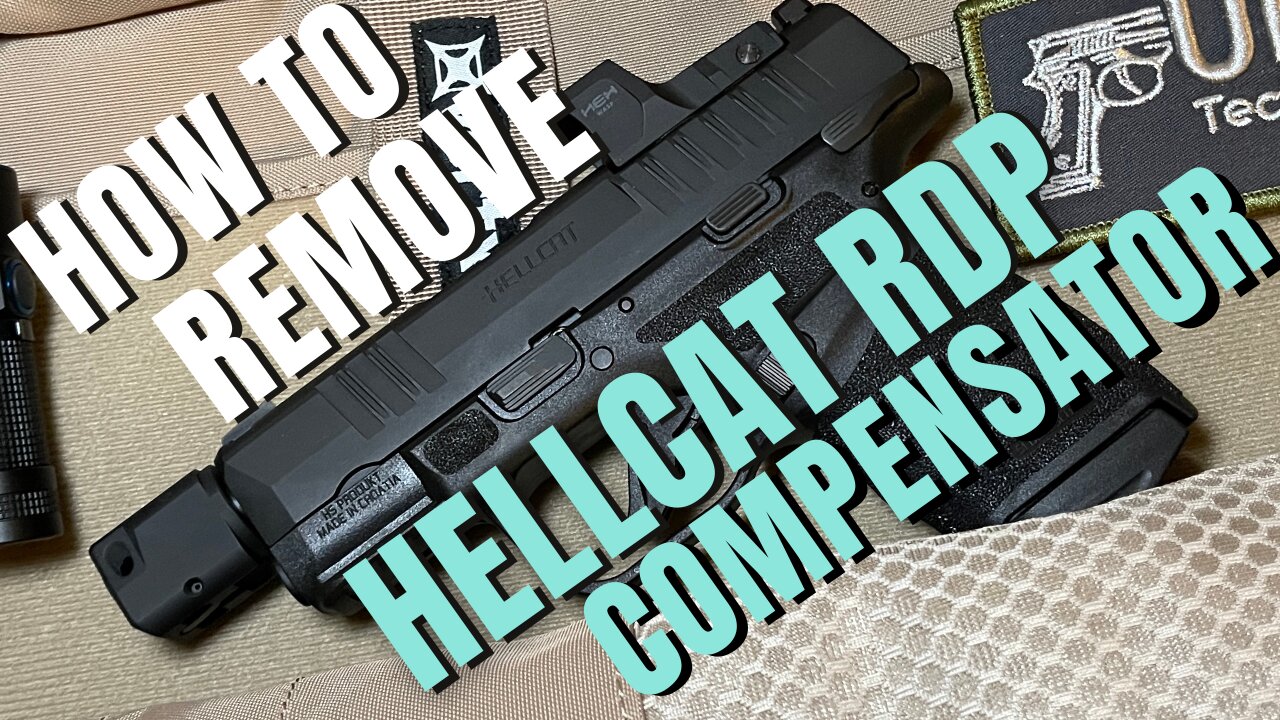 Remove\Install Springfield Hellcat RDP Compensator