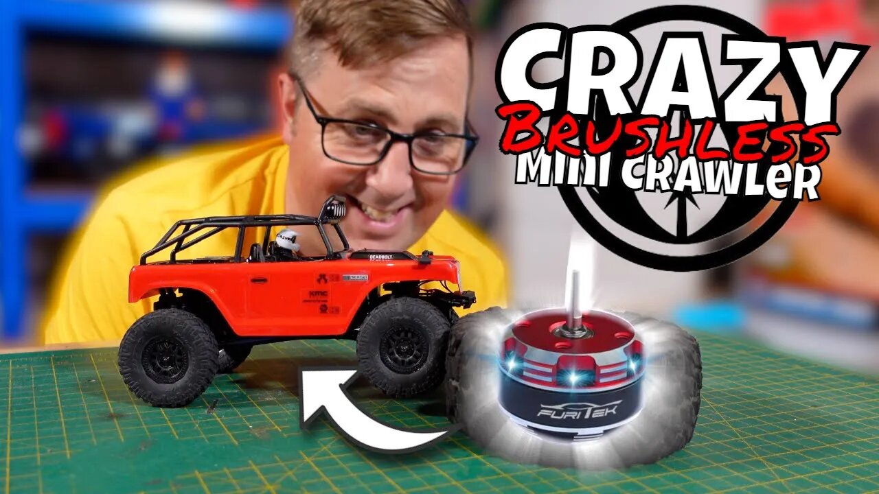 This BRUSHLESS Mini Crawler Will Blow Your Mind! Furitek Komodo Outrunner