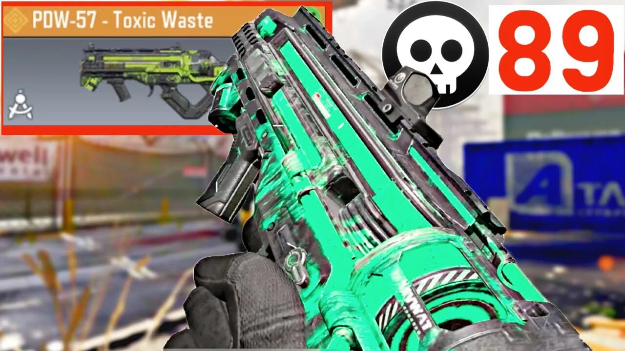 *FREE* LEGENDARY PDW-57 Toxic Waste Call of Duty Mobile Shipment Multiplayer Gameplay