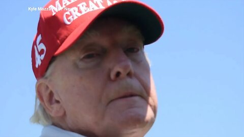 Trump looks very sick, voice weak in golf course interview