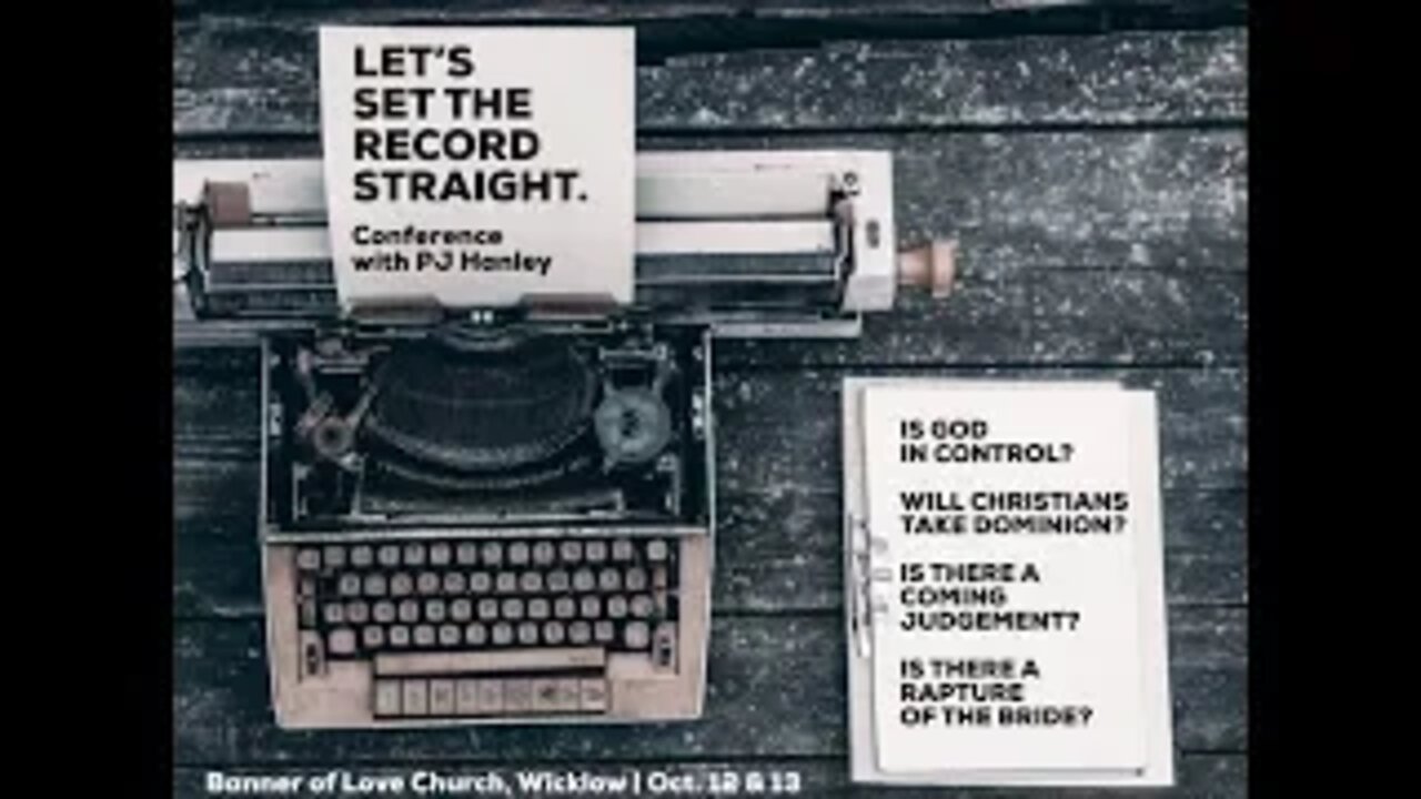 Is God In Control - Kyle Chahanovich (Let's Set The Record Straight Conference)