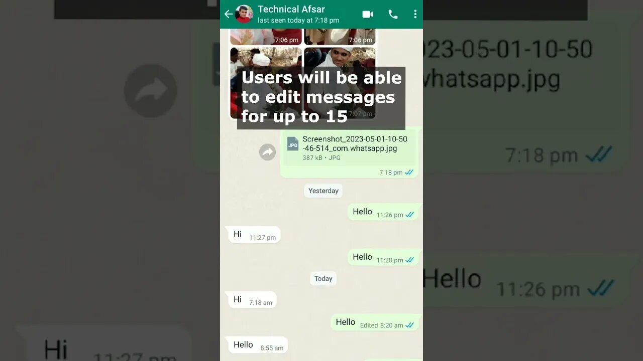 WhatsApp to Introduce Message Editing Feature, Following Competitors' Lead #reels #news #shorts